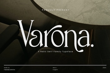 Varona - Retro Serif Family Font