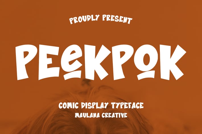 Peekpok Comic Display Font