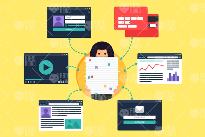 Web Copywriter And Content Manager Infographics