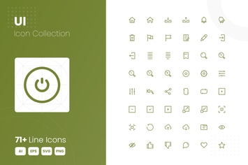 71 UI Icon Collection