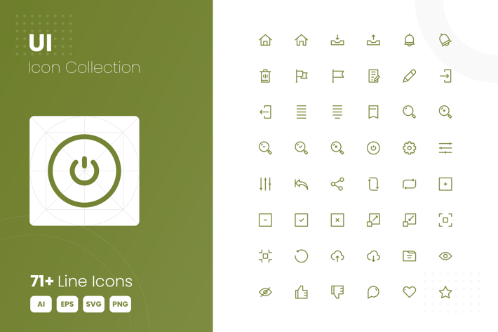 71 UI Icon Collection
