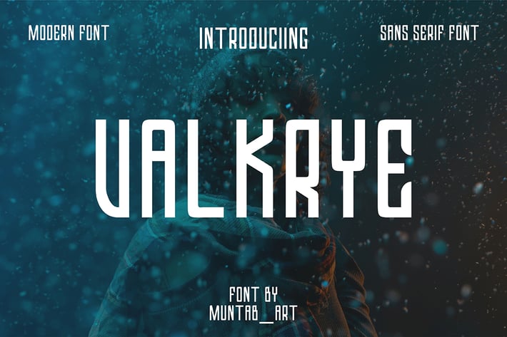 Valkrye | Modern Font