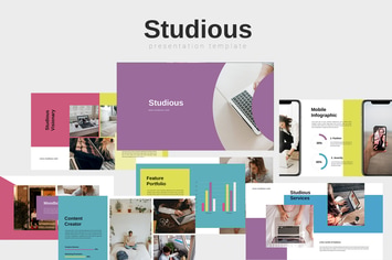 Studious - Workspace Powerpoint Template 
