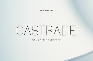 Castrade - Modern Sans Font