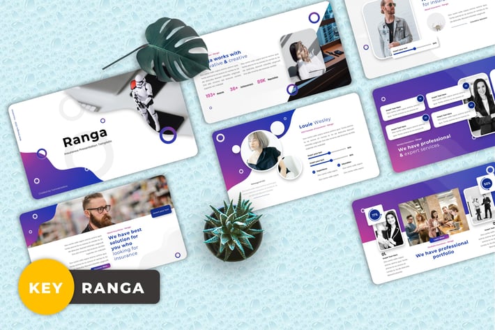 Ranga - Insurance Keynote Templates