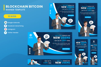Corporate Banner Ads Set Template