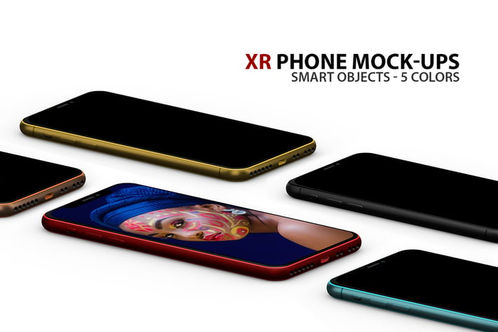 XR Phone Mock-ups with Smart Objects