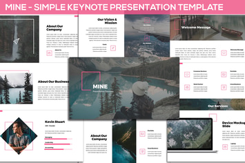Mine - Simple Keynote Presentation Template