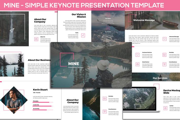 Mine - Simple Keynote Presentation Template