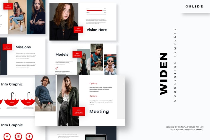 Widen - Google Slides Template