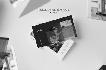 Ovio : Monochrome Style Keynote Template