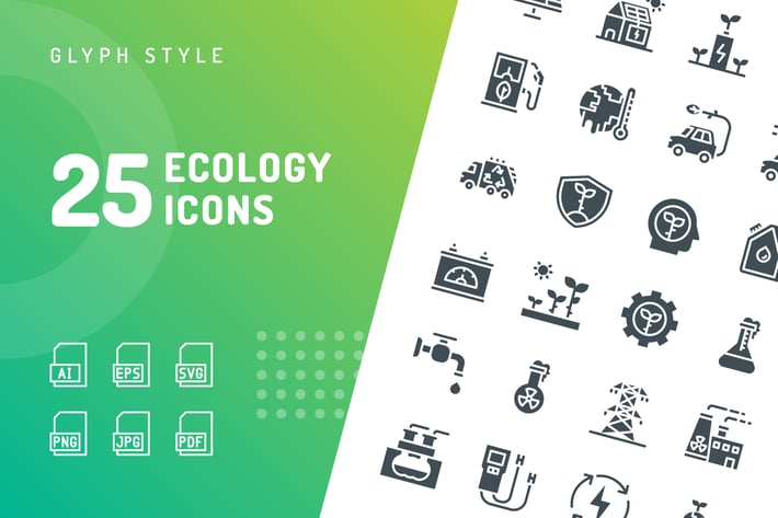 Ecology Glyph Icons