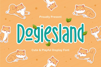 Dogiesland - Cute & Playful Font