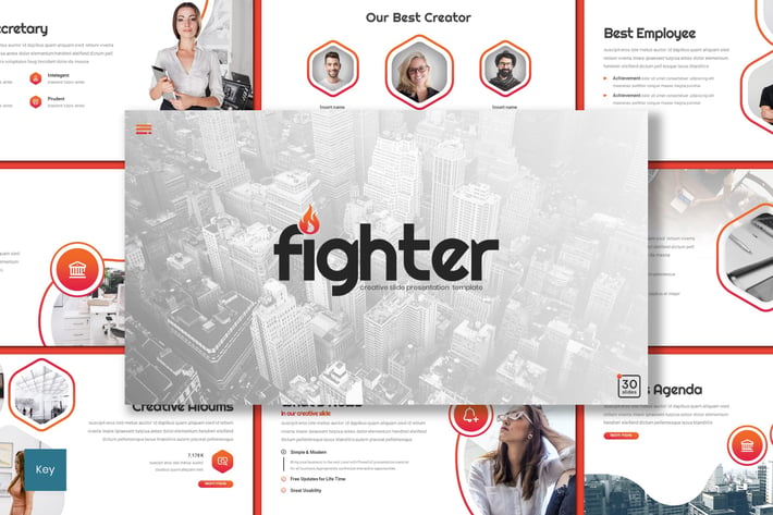 Fighter - Business Keynote Template