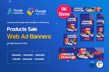 Product Sale Banners HTML5 D51 Ad - GWD & PSD