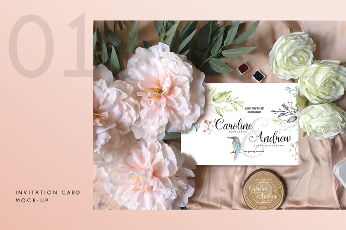 Invitation Card Mock-up 