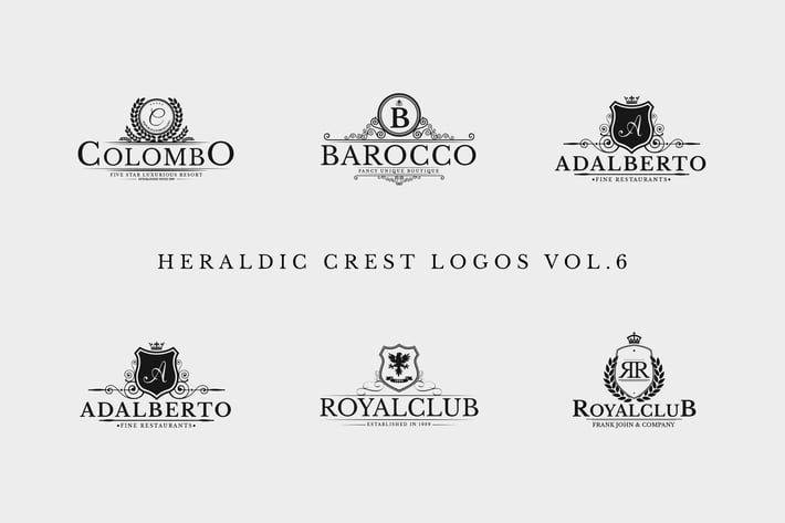 Heraldic Crest Logos Vol.6