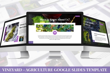 Vineyard - Agriculture Google Slides Template