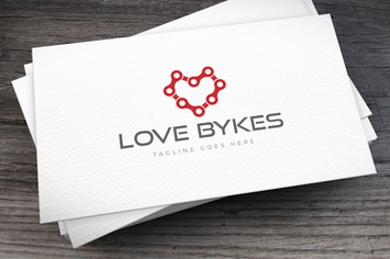 Love Bykes Logo Template