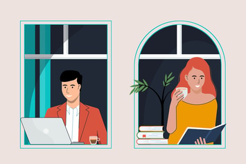 Stay at home, concept design