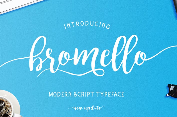 bromello typeface