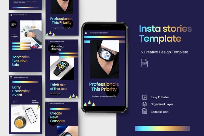 Carlos - Stories Instagram Template