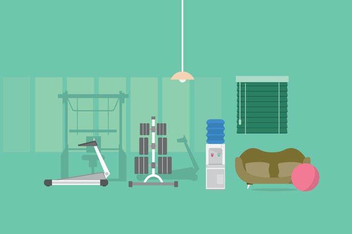 Gym - Illustration Background