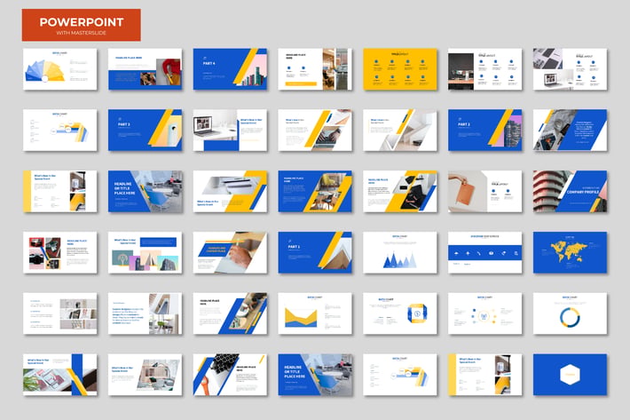 Blue Orange Powerpoint Presentation