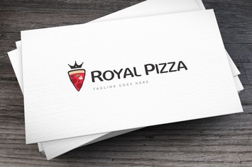 Royal Pizza Logo Template