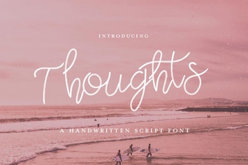 Thoughts Font