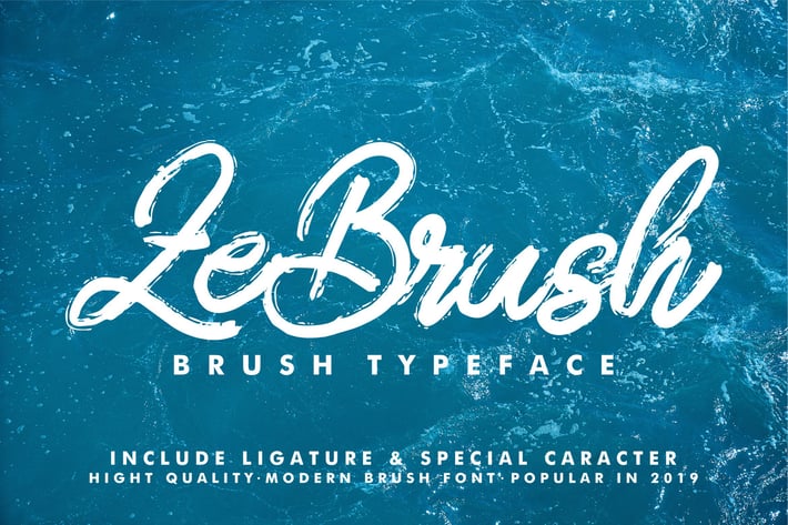 ZeBrush | Brush Script Font