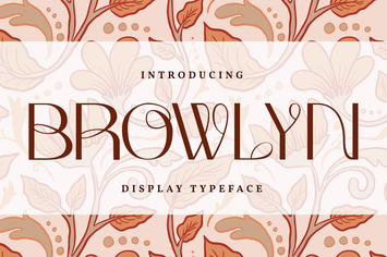 Browlyn | Display Typeface Font