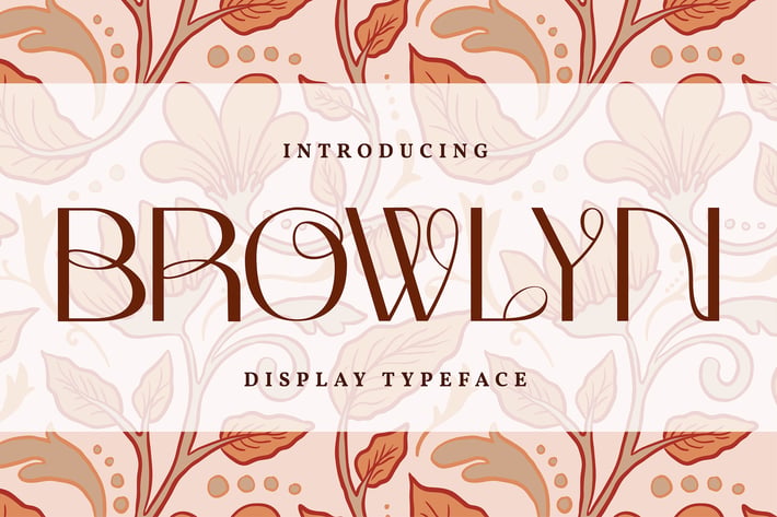 Browlyn | Display Typeface Font