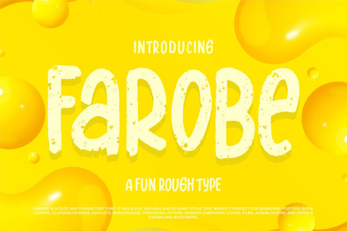 Farobe | A Fun Rough Type
