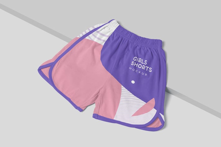 Female Shorts Mockups