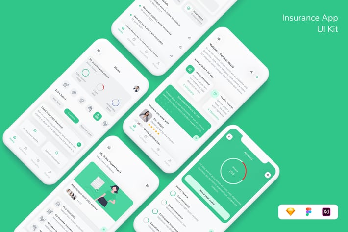 Insurance App UI Kit