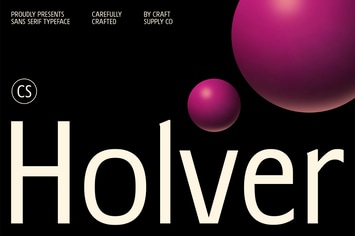 Holver – Contemporary Font