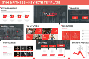 Gym & Fitness - Keynote Template