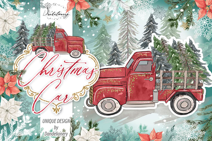 Christmas Car design