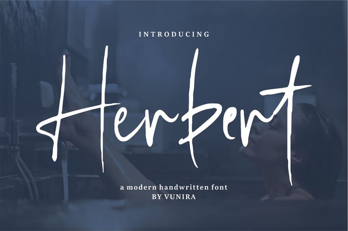 Herbert | A Modern Handwritten Font