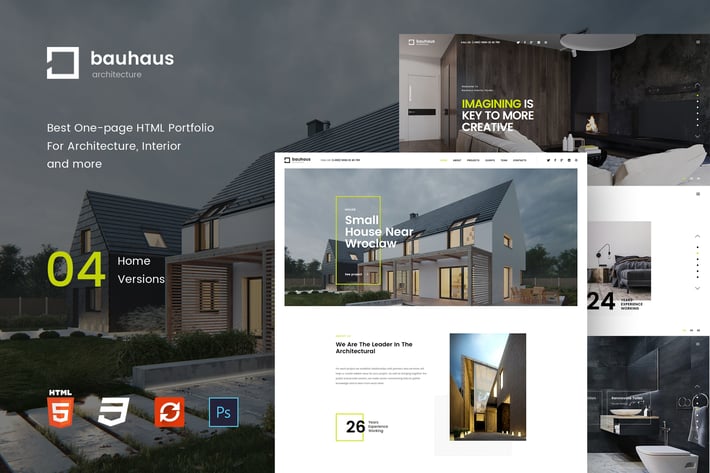 Bauhaus - Landing Page | Architecture & Interior 