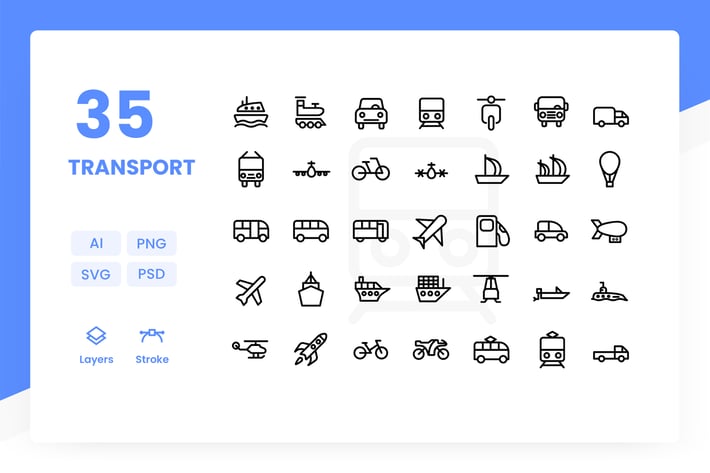 Transport - Icons Pack