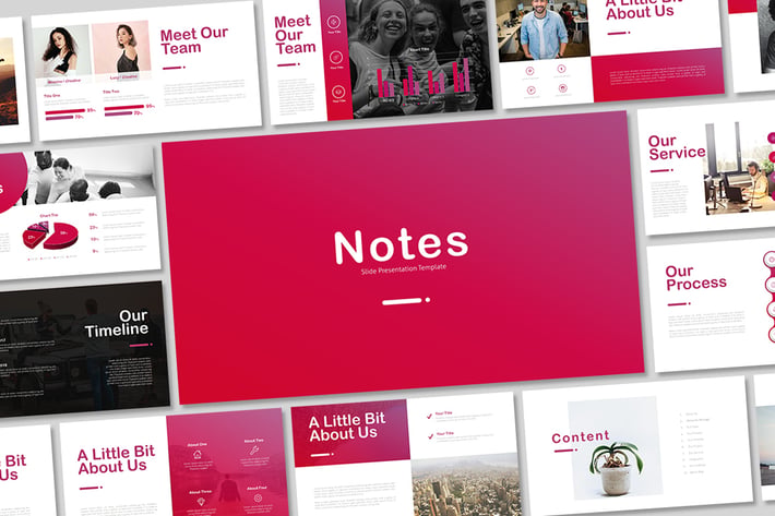 Notes Slide Presentation Template