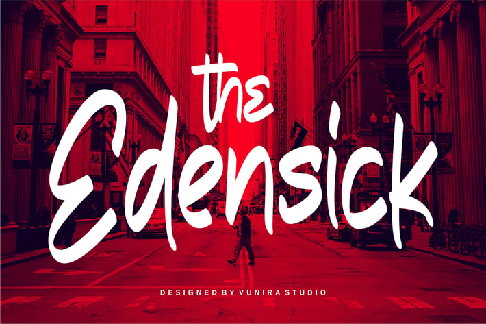 The Edensick | Handwritten Font
