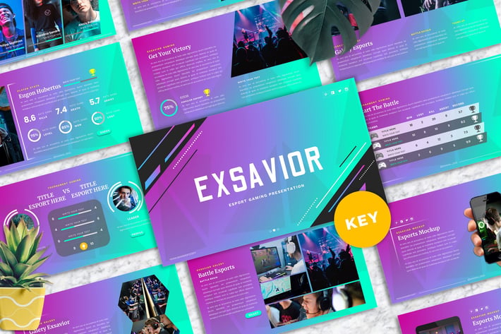 Exsavior - Gaming Keynote Template