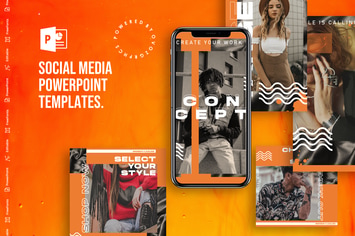 Social Media PowerPoint Template