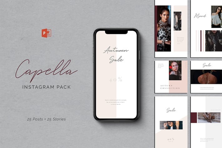 Capella PowerPoint Instagram Pack