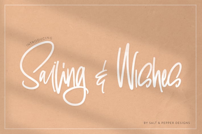 Sailing & Wishes Script Font