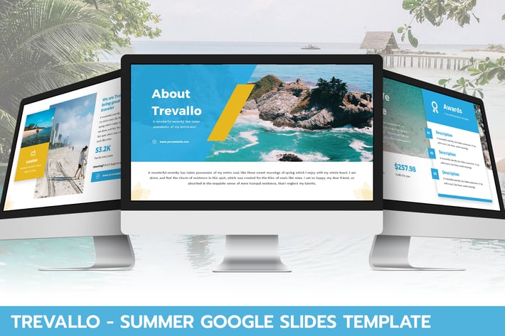 Trevallo - Summer Google Slides Template