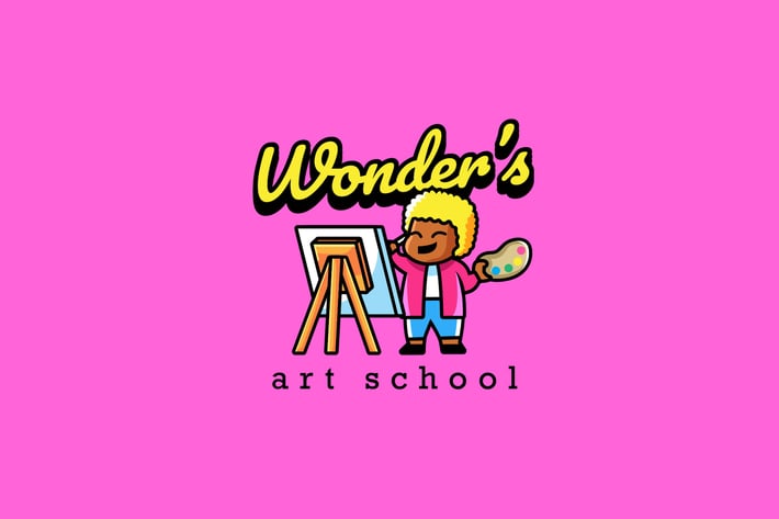 Art School - Mascot Logo